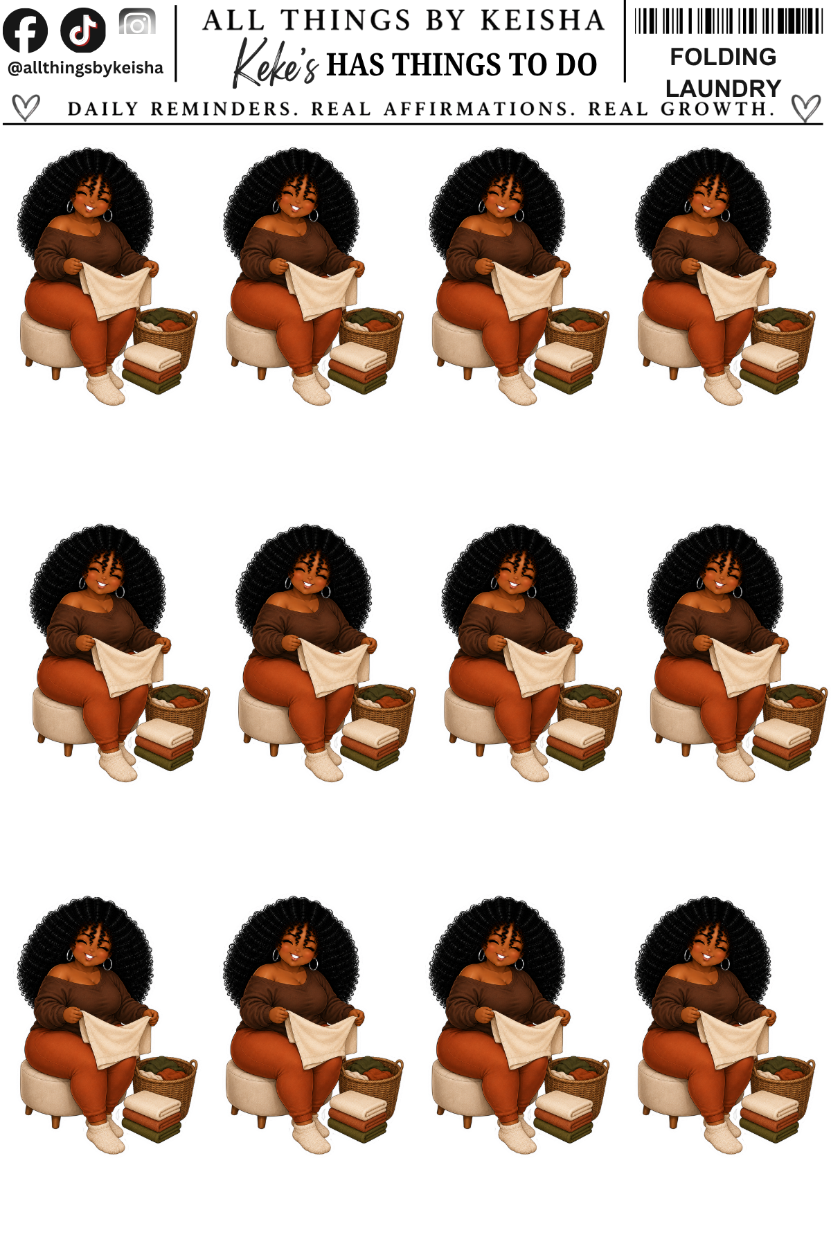 KEKE - HOUSEHOLD CHORES ICONS