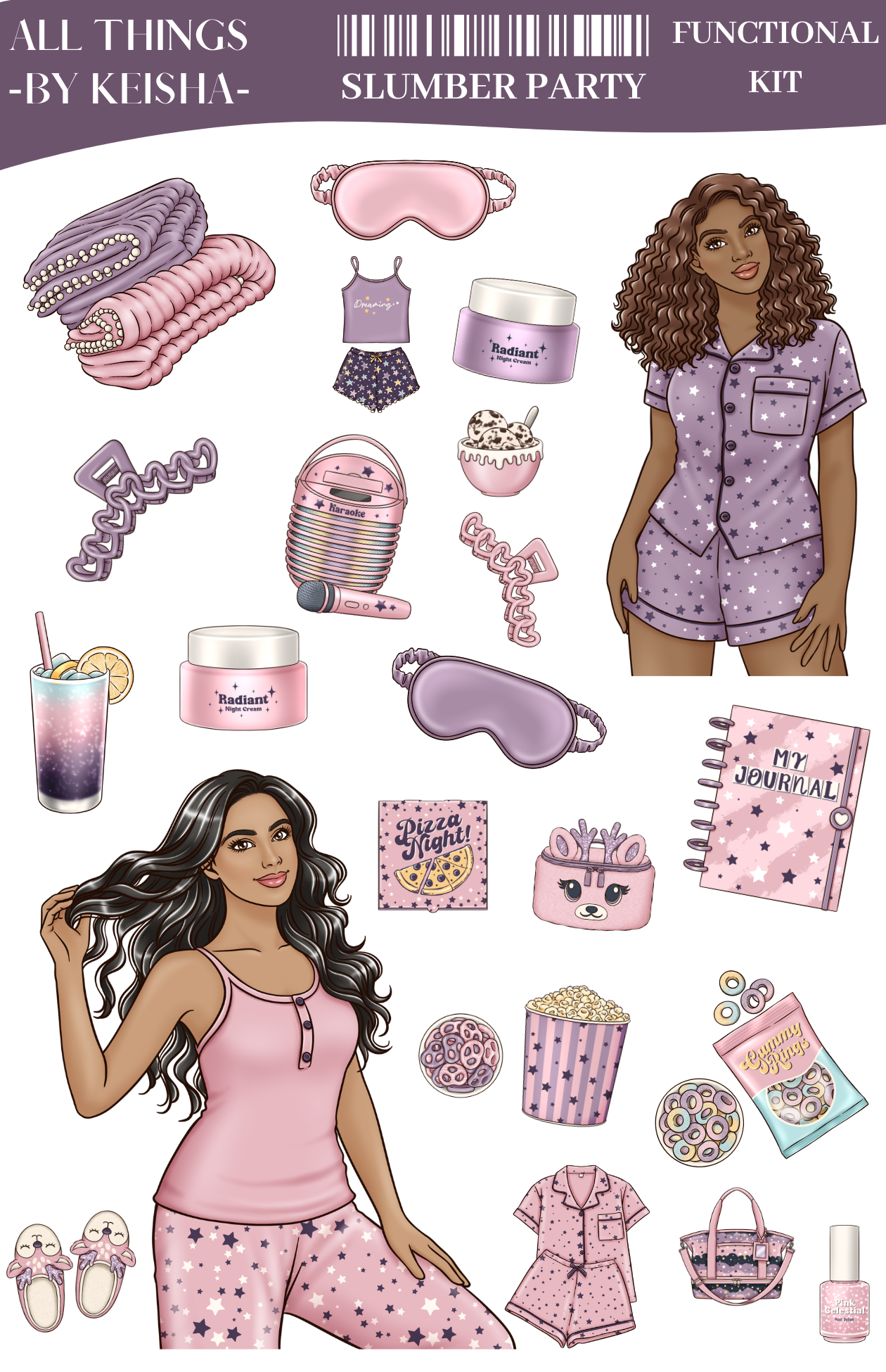 STARRY SLUMBER PARTY FUNCTIONAL KIT