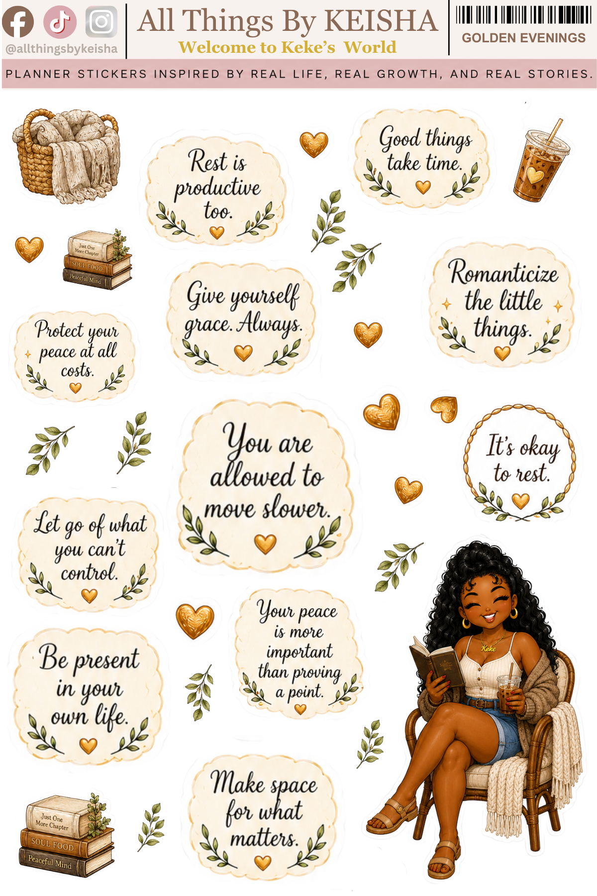 GOLDEN EVENINGS DAILY REMINDER