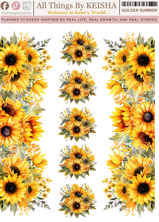 GOLDEN SUMMER FLORALS