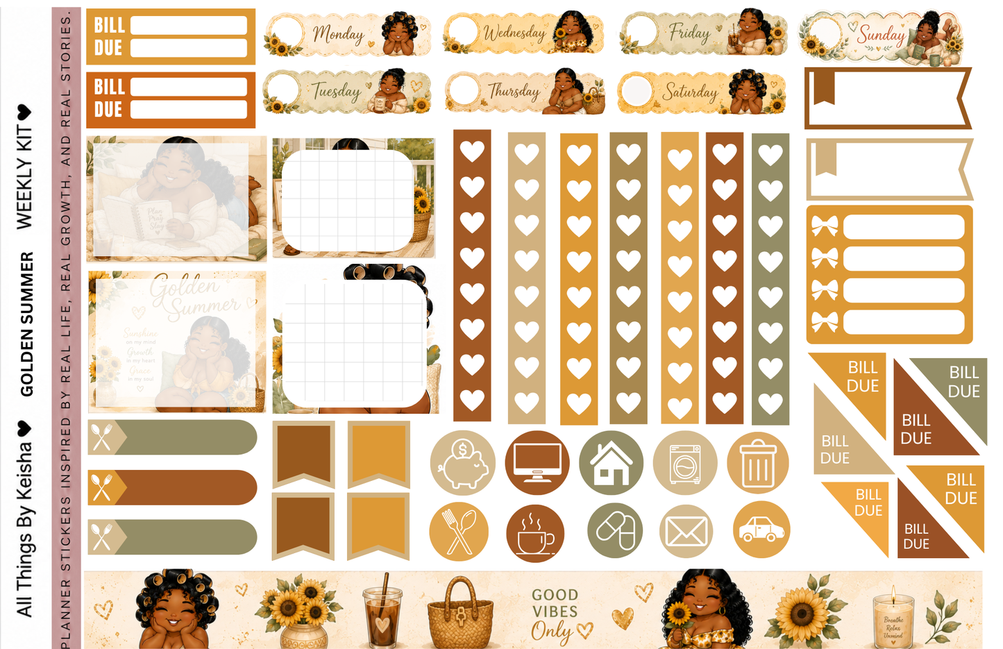 GOLDEN SUMMER WEEKLY KIT