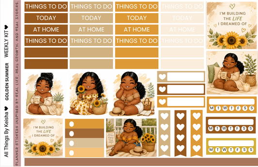 GOLDEN SUMMER WEEKLY KIT