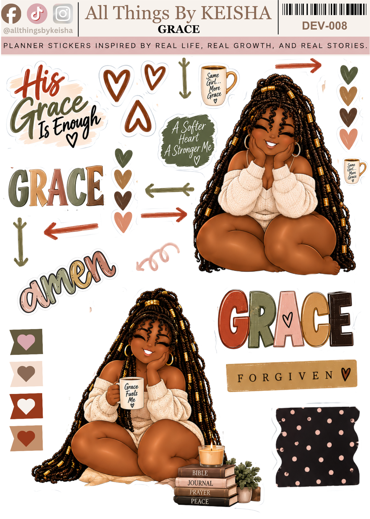 ALL THINGS BY KESHA: Planner Stickers,LLC