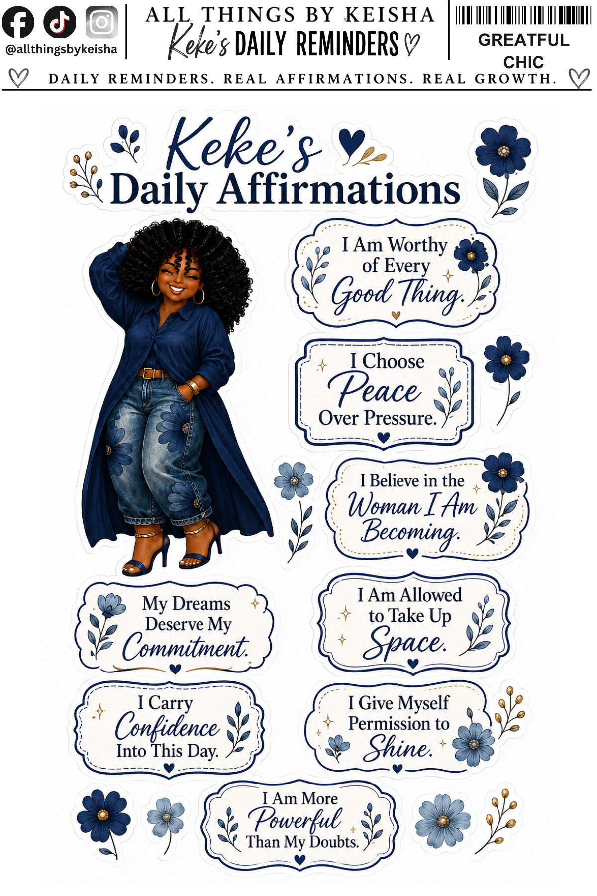 GRATEFUL CHIC AFFIRMATION
