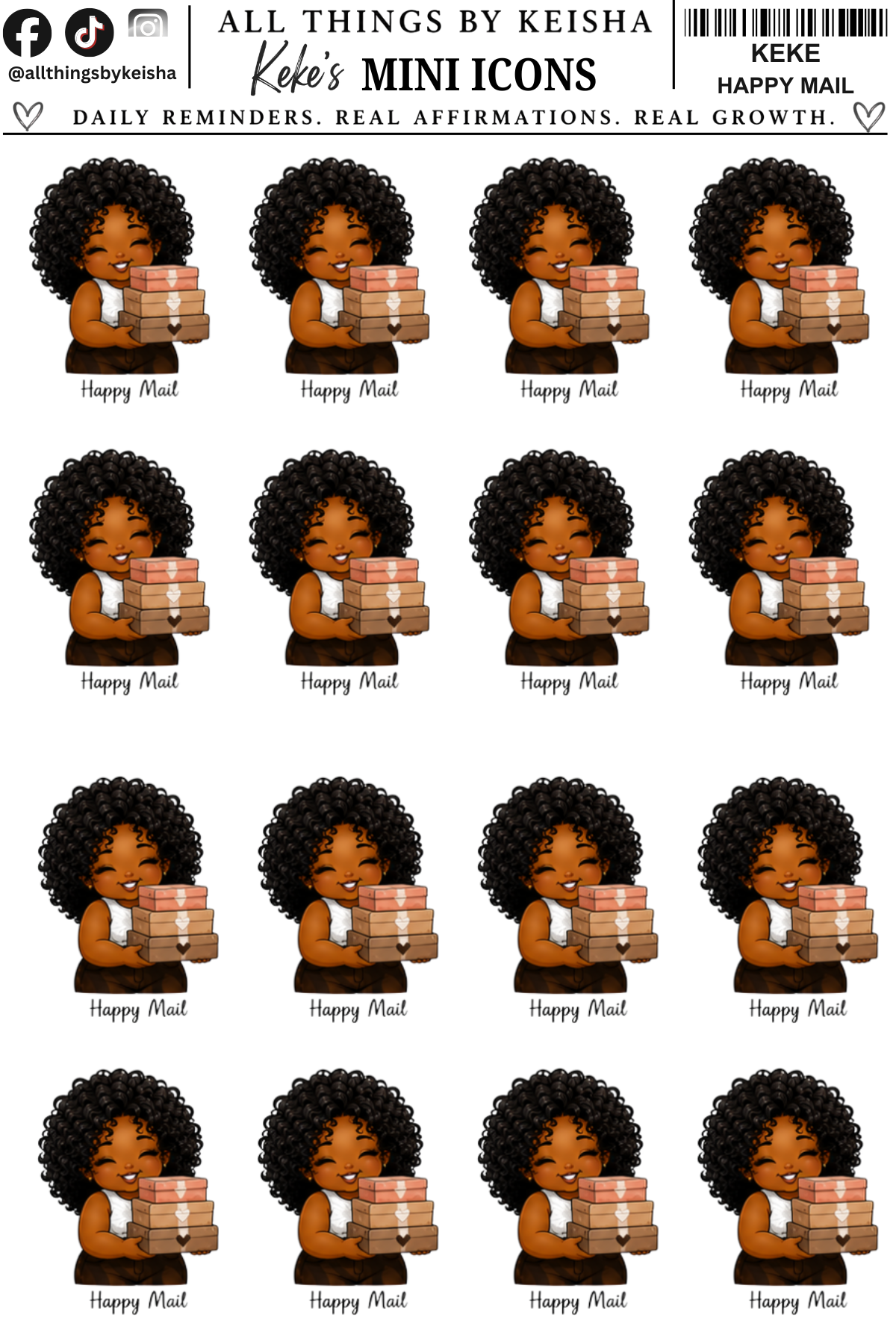 MINI KEKE - GIRL, I HAVE A LOT TO DO ICONS  VOLUME 2