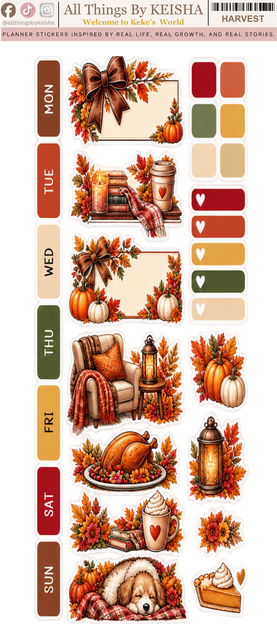 ALL THINGS BY KESHA: Planner Stickers,LLC