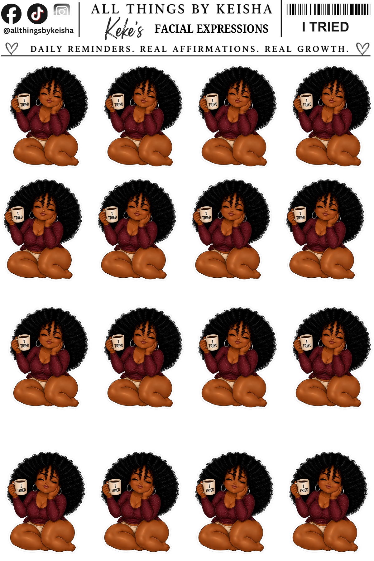 KEKE'S FACIAL EXPRESSIONS