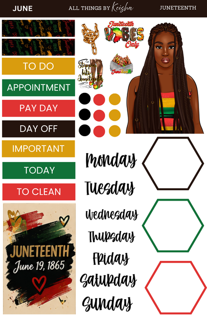 ATBK MONTHLY STICKER CLUB- JUNETEENTH