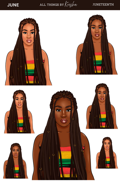 ATBK MONTHLY STICKER CLUB- JUNETEENTH