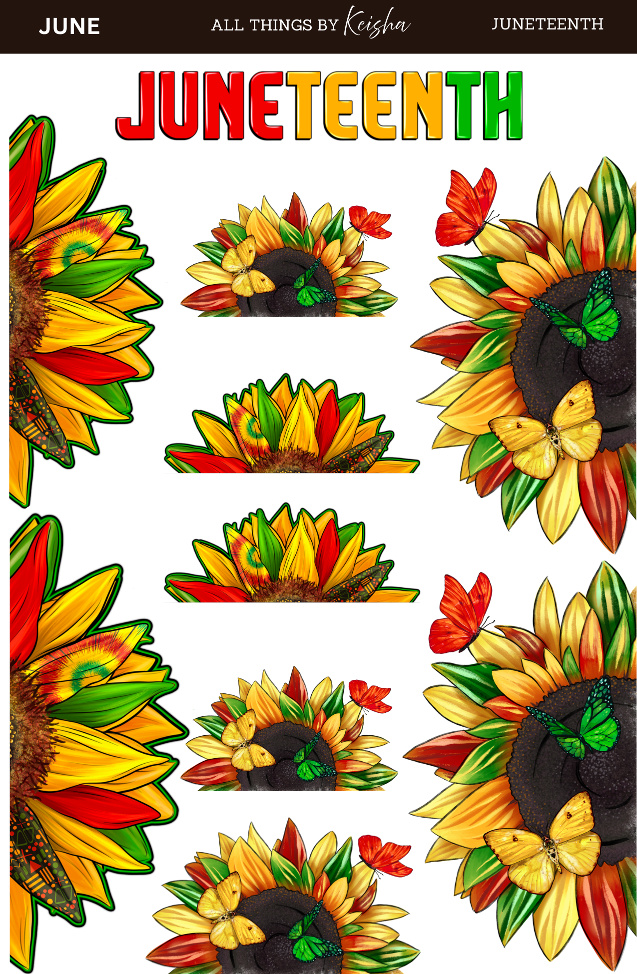 ATBK MONTHLY STICKER CLUB- JUNETEENTH