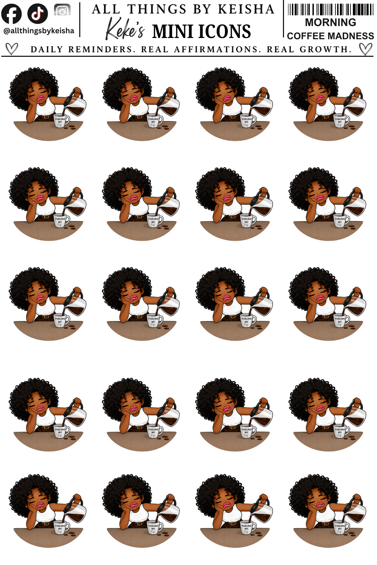 MINI KEKE - GIRL, I HAVE A LOT TO DO ICONS  VOLUME 2