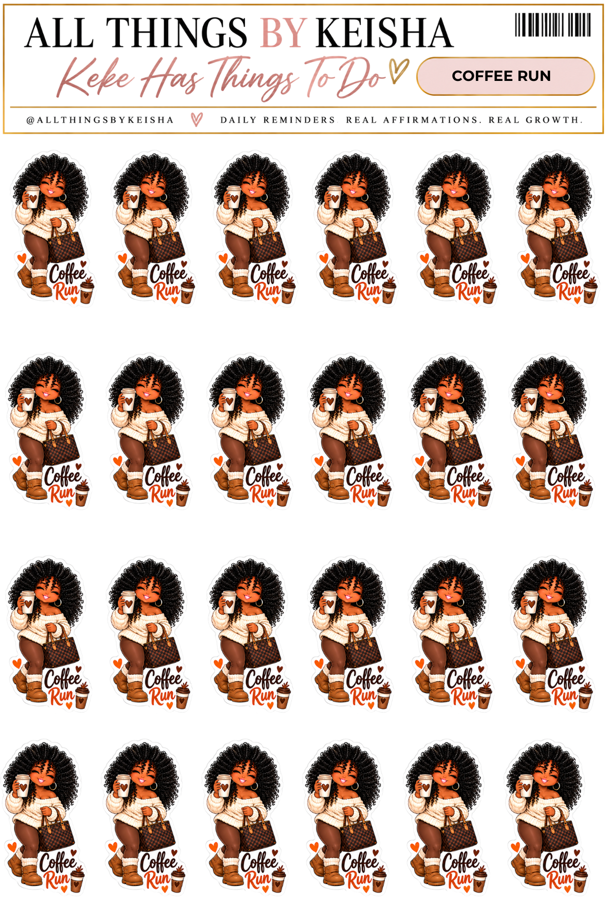 Keke Fall Life Icons - Planner Stickers