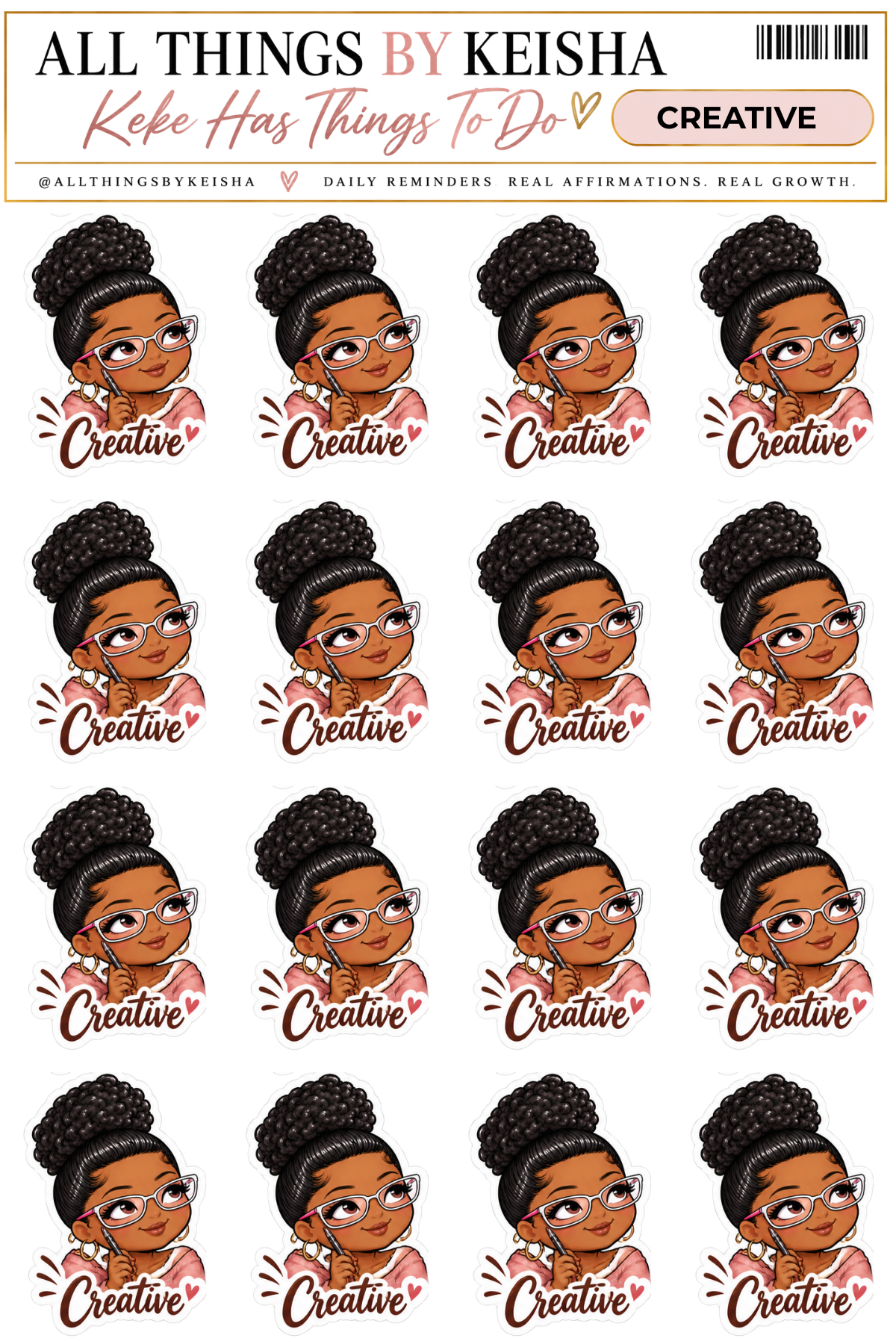 ALL THINGS BY KESHA: Planner Stickers,LLC
