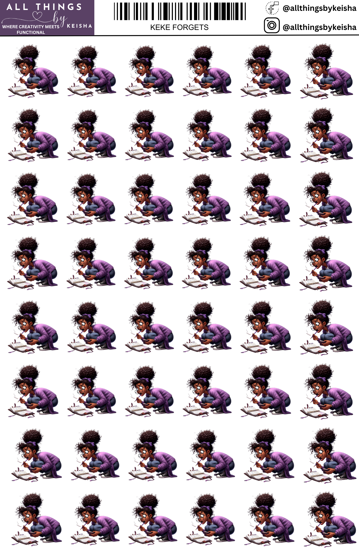 KEKE FORGETS