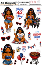KEKE CELEBRATING 4TH OF JULY