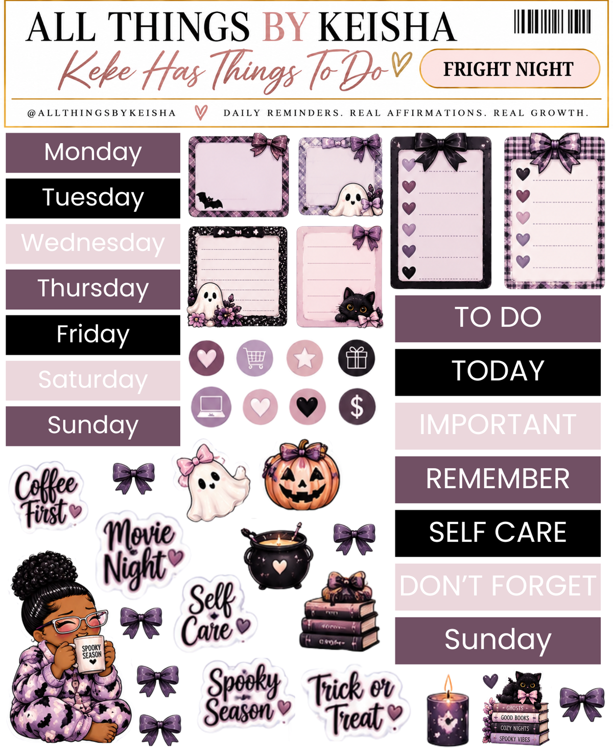 Keke’s Fright Night Deluxe Weekly Kit Bundle