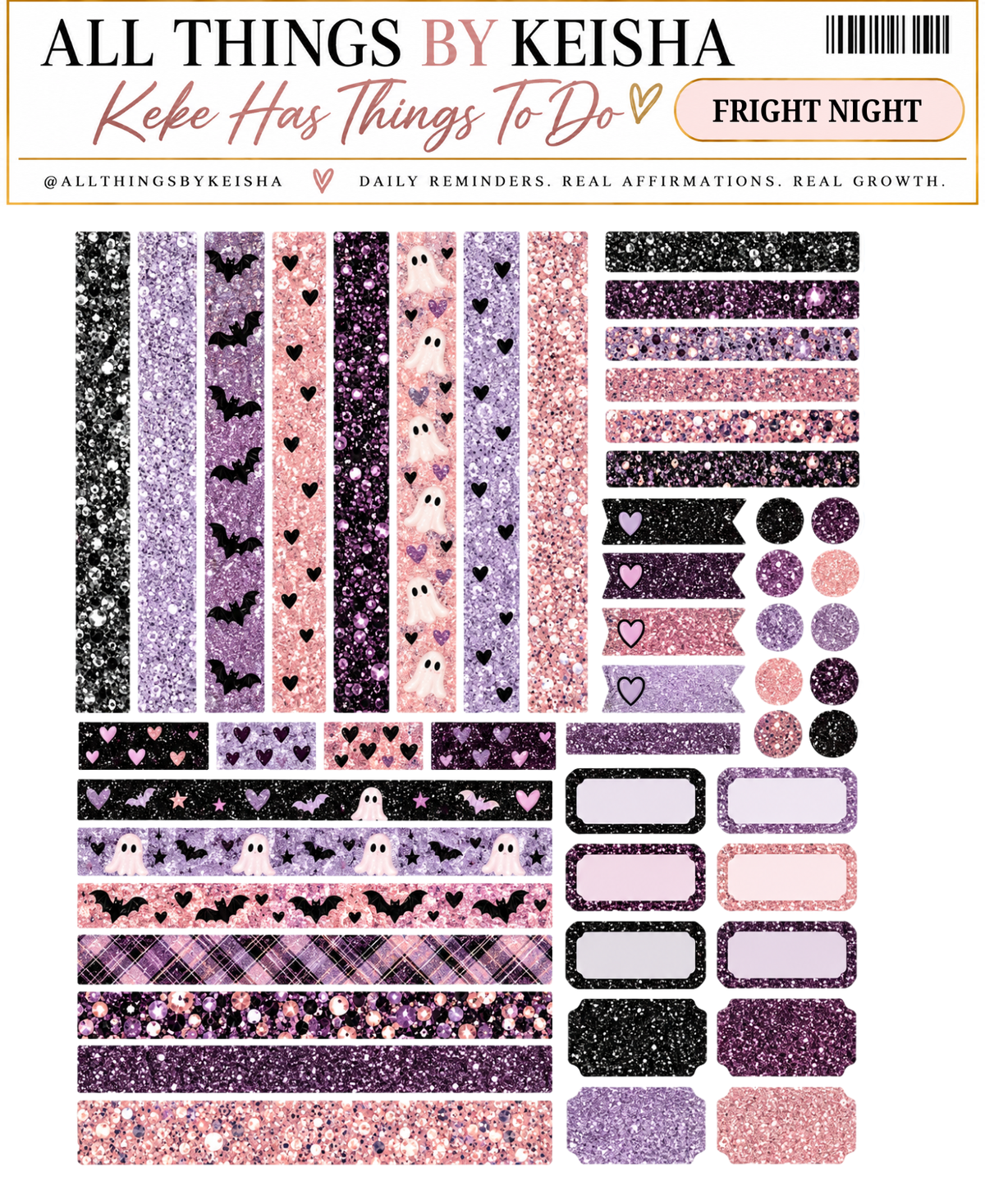 ALL THINGS BY KESHA: Planner Stickers,LLC
