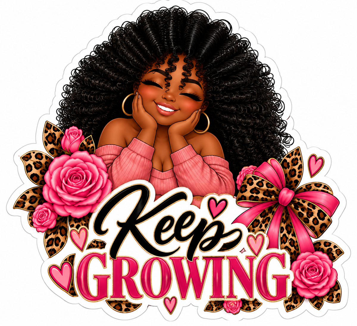 KEEP GROWING STICKER PACK