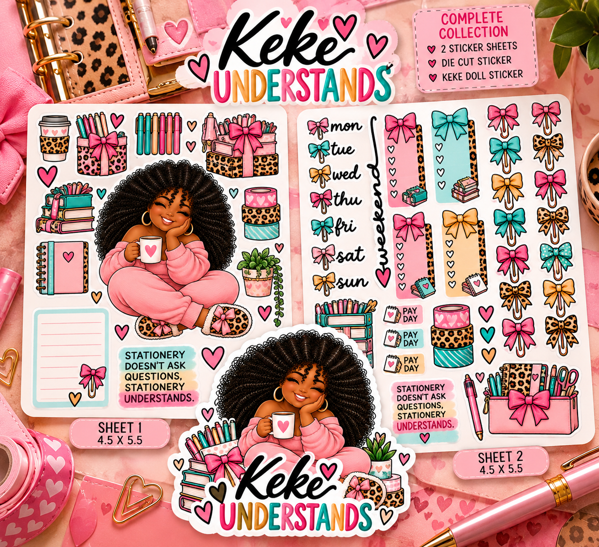 Keke Understands Planner Sticker Pack