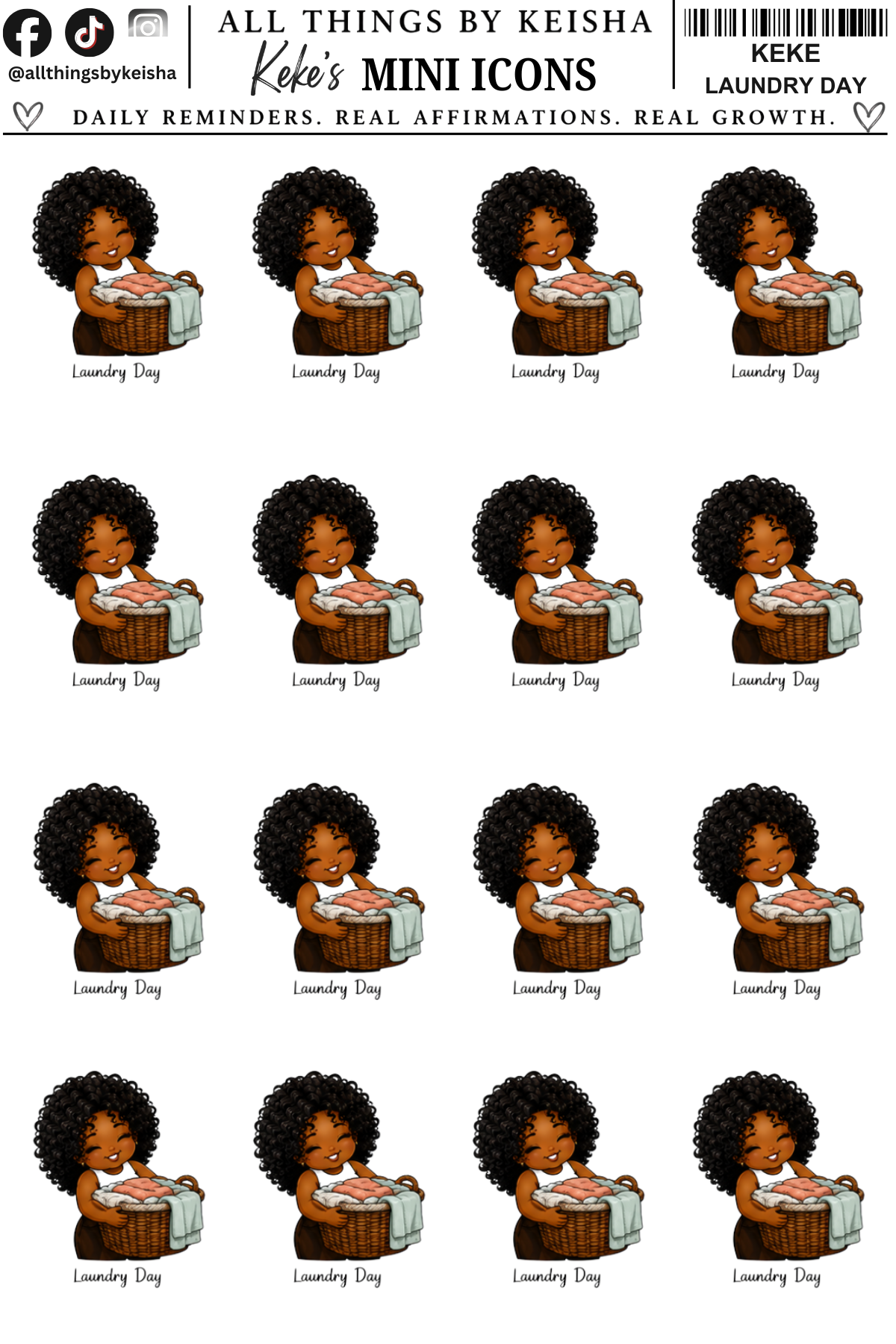 MINI KEKE - GIRL, I HAVE A LOT TO DO ICONS  VOLUME 2