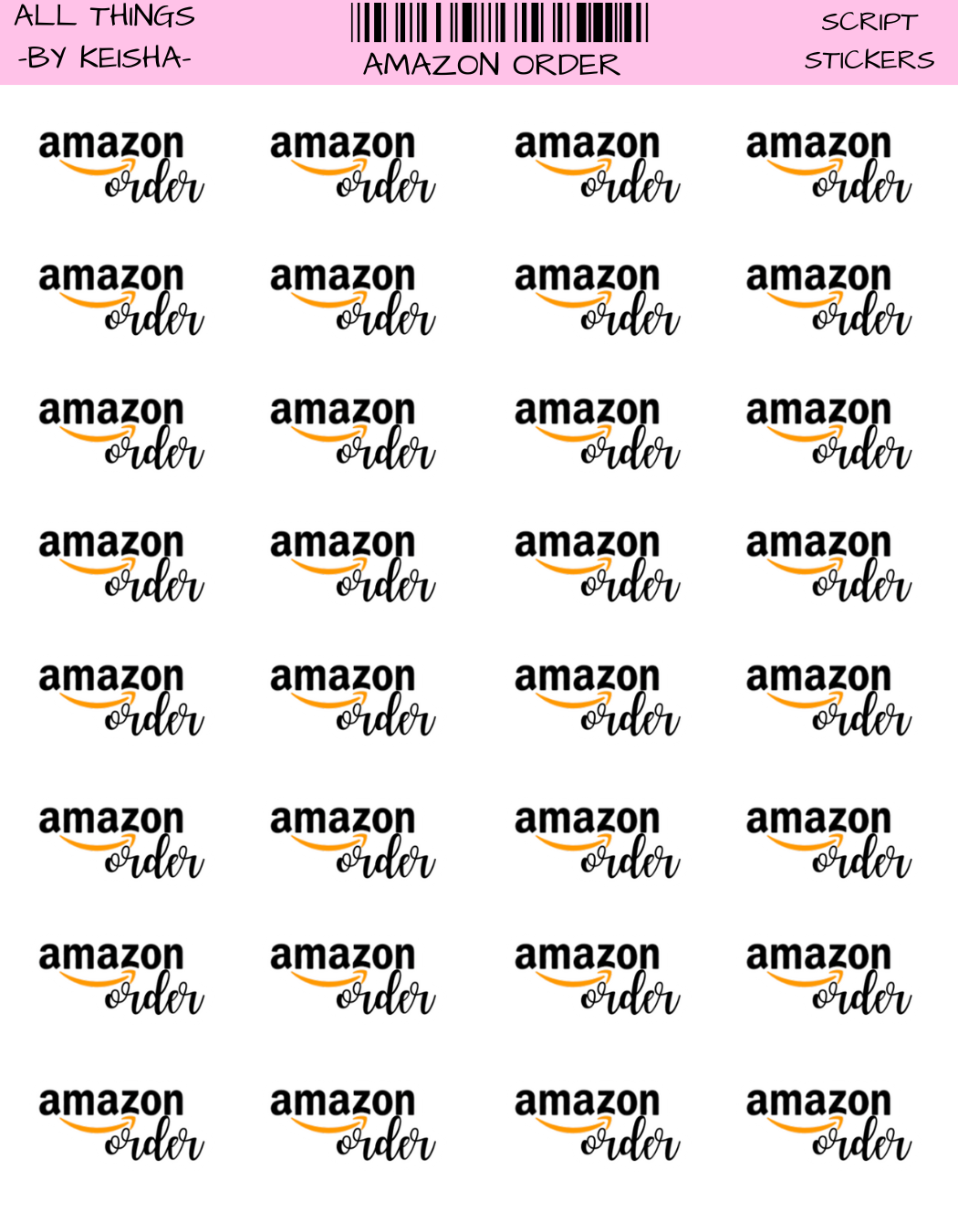 AMAZON STICKERS