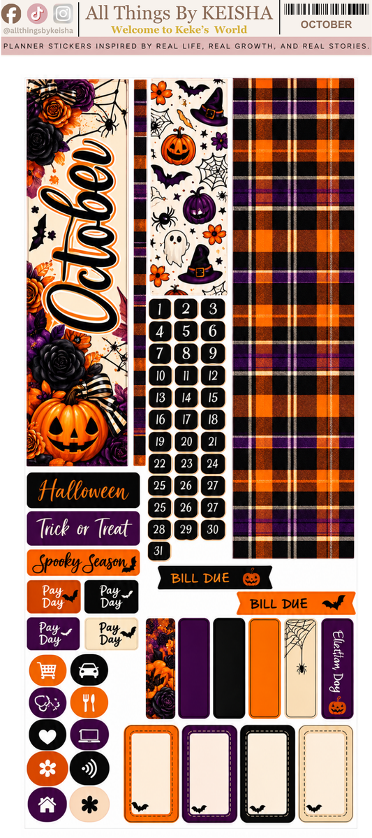 ALL THINGS BY KESHA: Planner Stickers,LLC