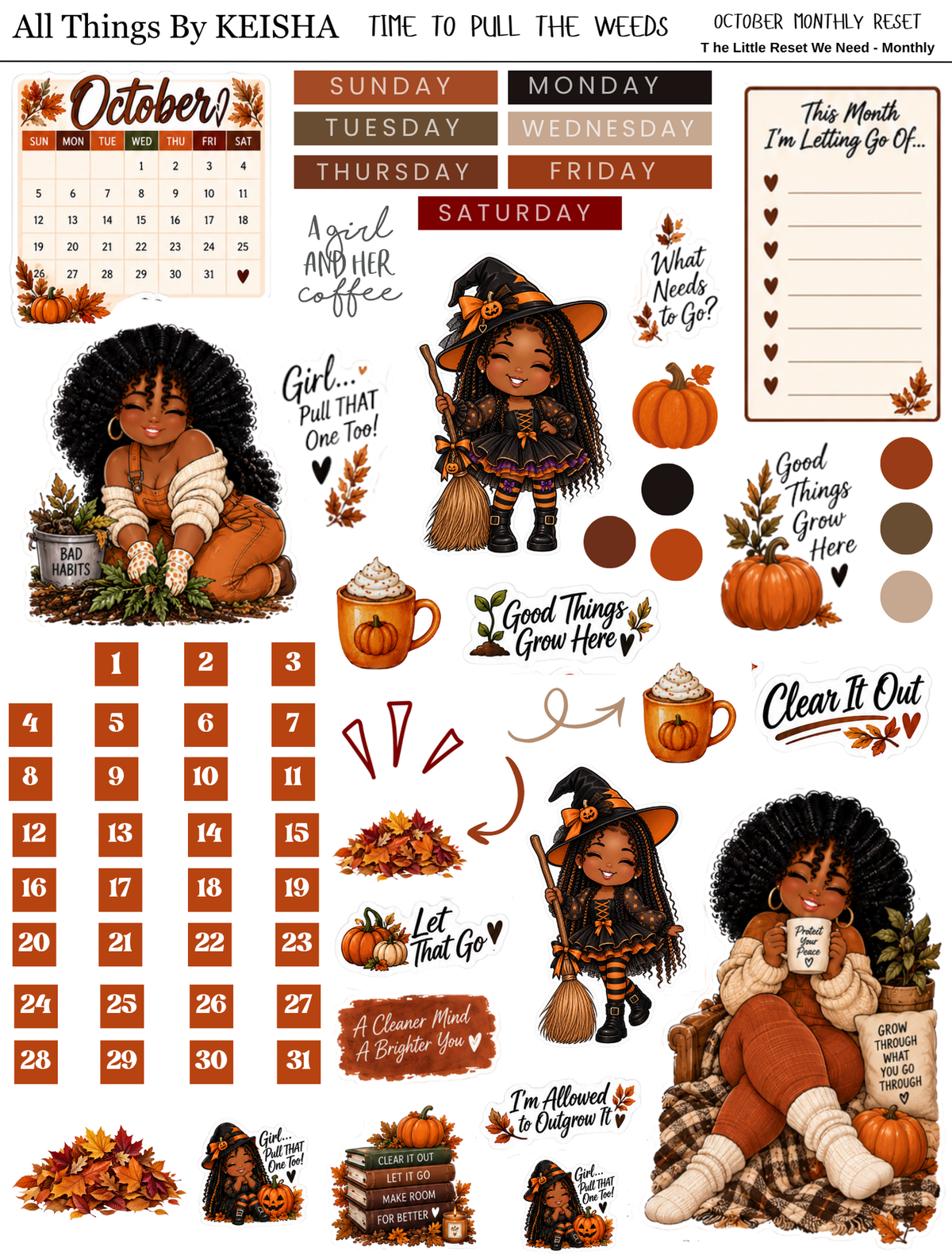 KEKE MONTHLY RESET - OCTOBER