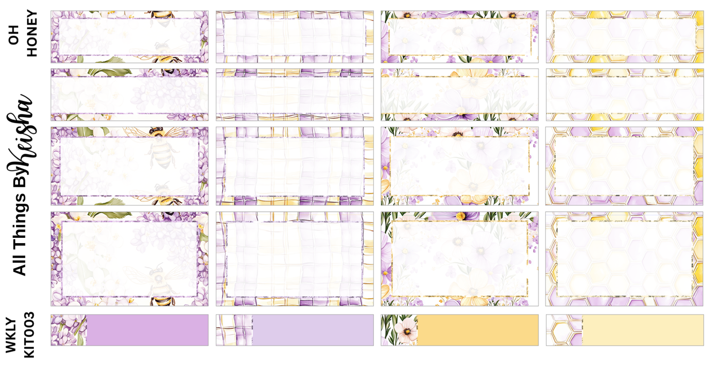 OH HONEY  DELUXE WEEKLY KIT