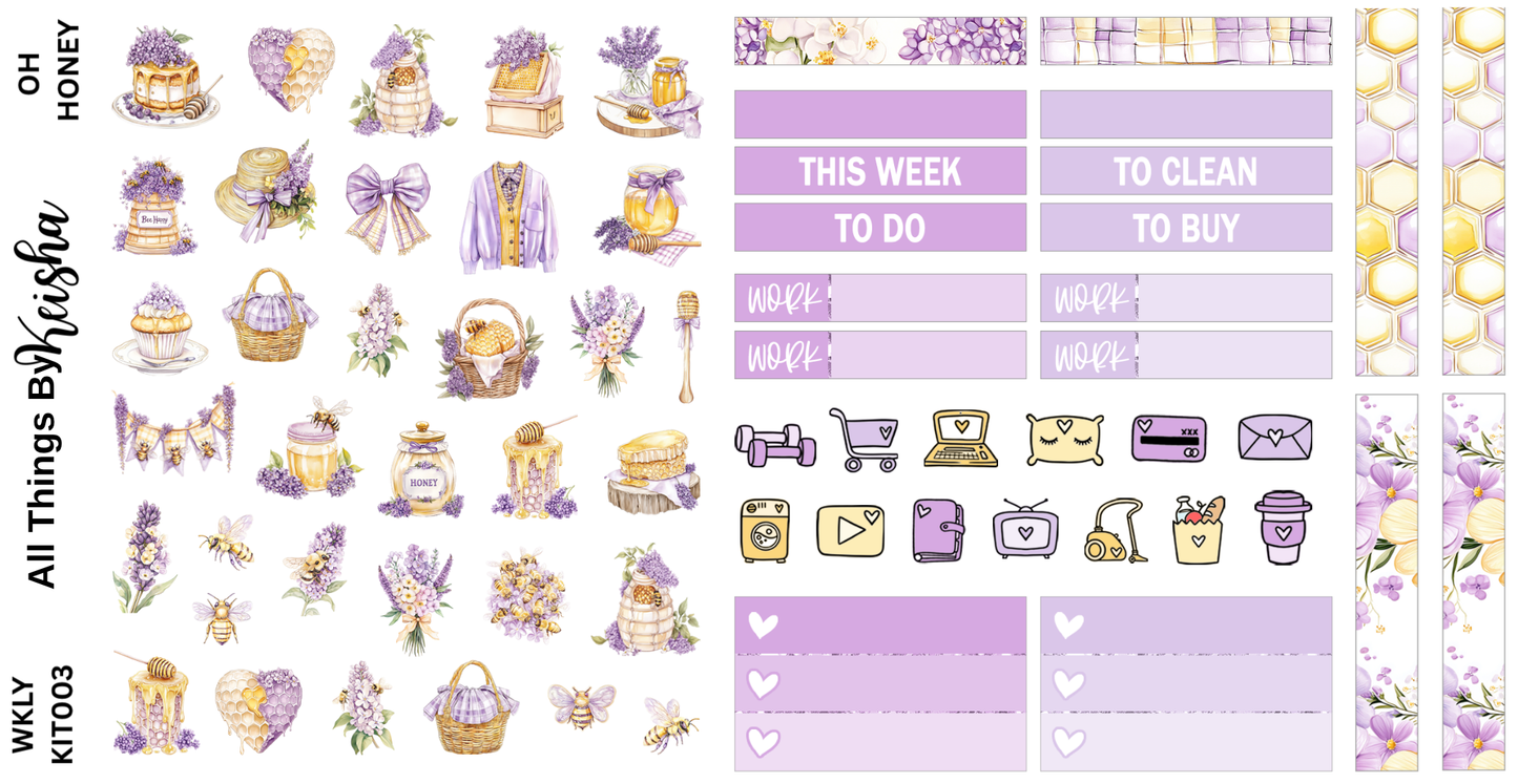OH HONEY  DELUXE WEEKLY KIT