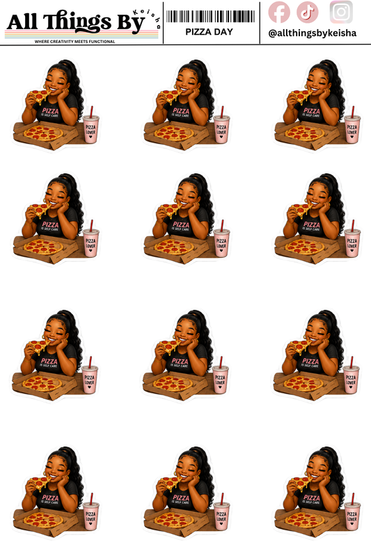 KEKE EATS PIZZA