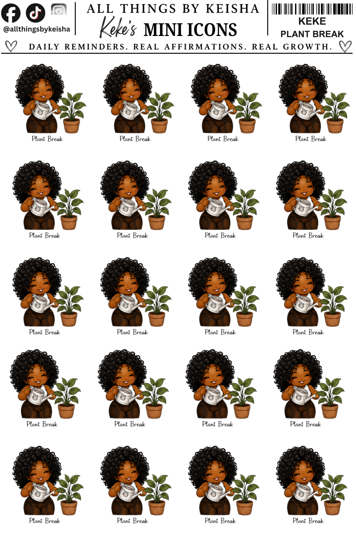 MINI KEKE - GIRL, I HAVE A LOT TO DO ICONS  VOLUME 2