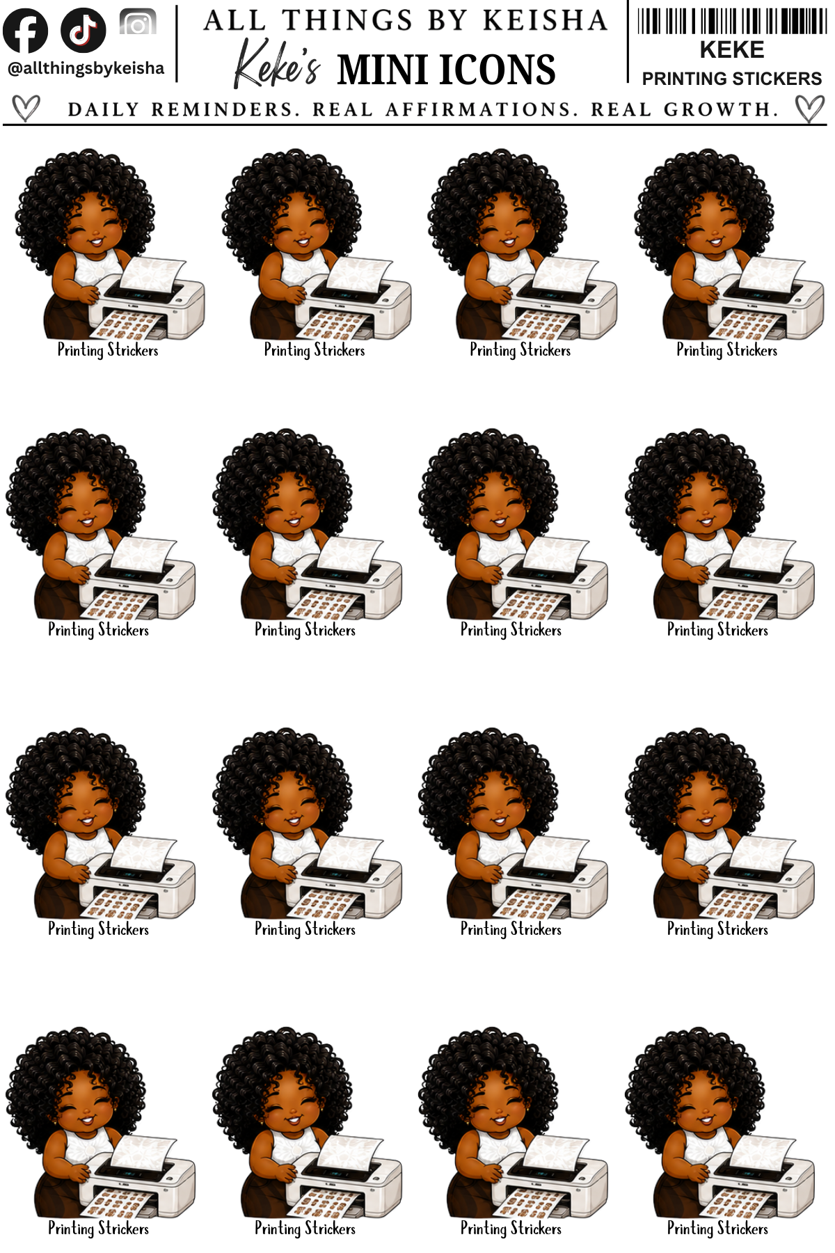 MINI KEKE - GIRL, I HAVE A LOT TO DO ICONS  VOLUME 2