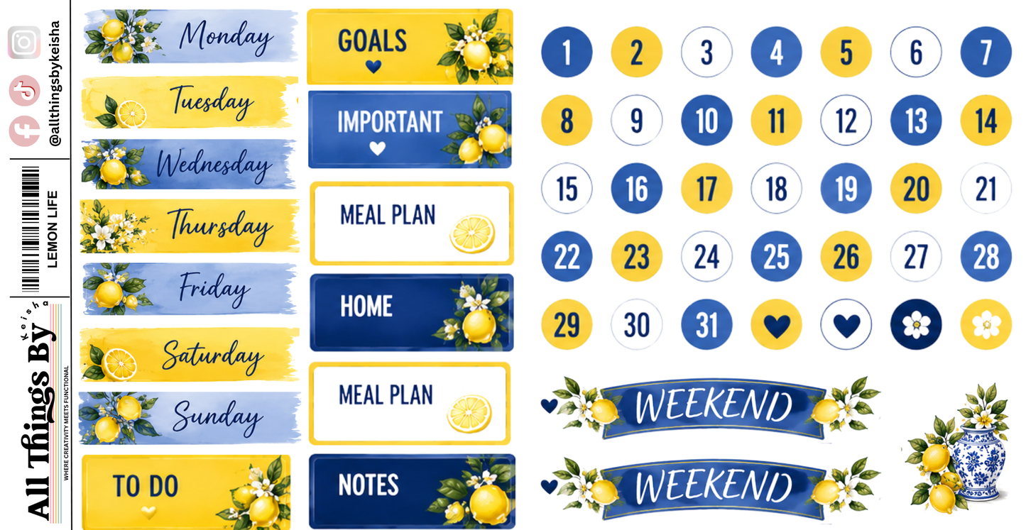 Lemon Life Weekly Kit
