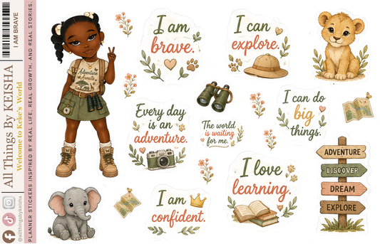 RYLEIGH - I AM BRAVE AFFIRMATION KIT