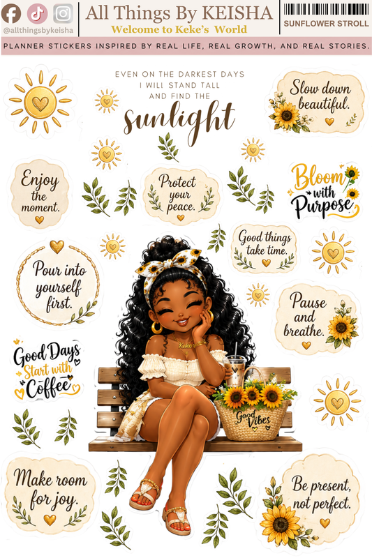 SUNFLOWER STROLL DAILY REMINDER