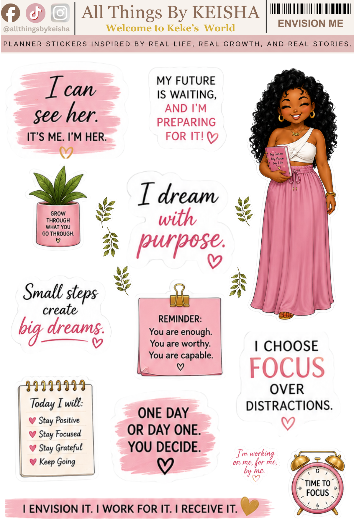 ENVISION ME DAILY REMINDER