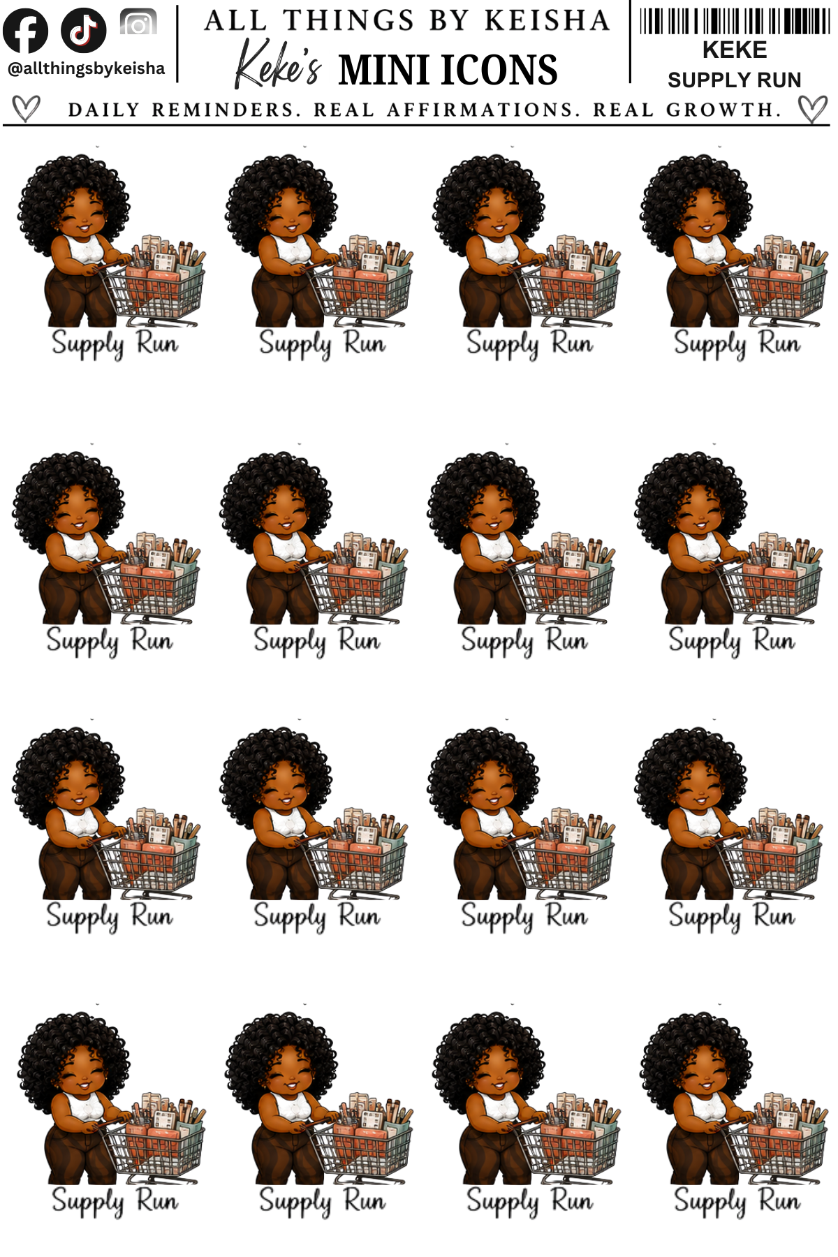 MINI KEKE - GIRL, I HAVE A LOT TO DO ICONS  VOLUME 2