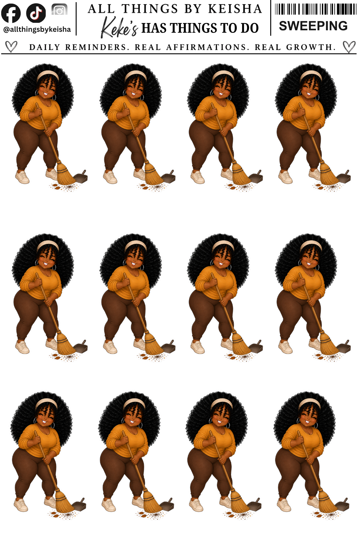 KEKE - HOUSEHOLD CHORES ICONS