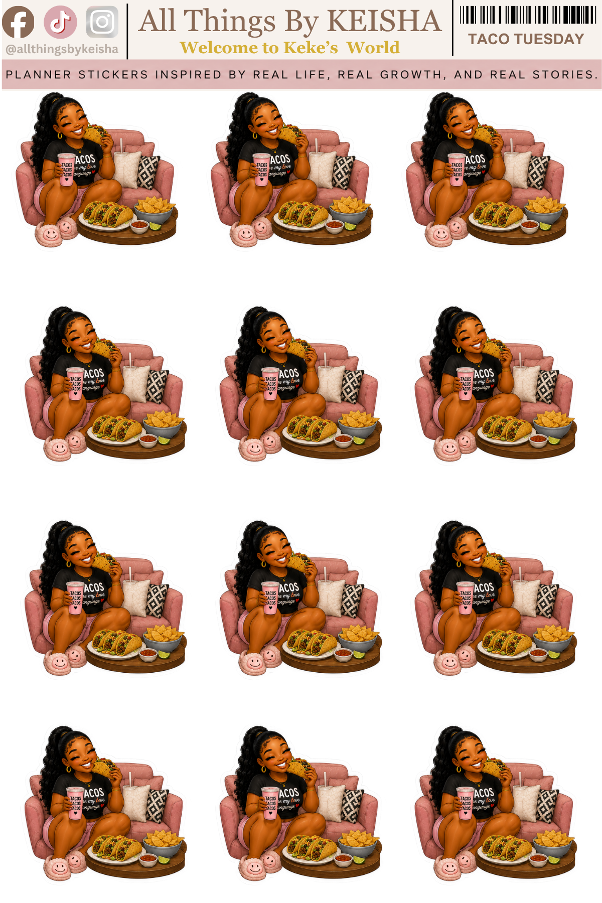 KEKE TACO TUESDAY ICON