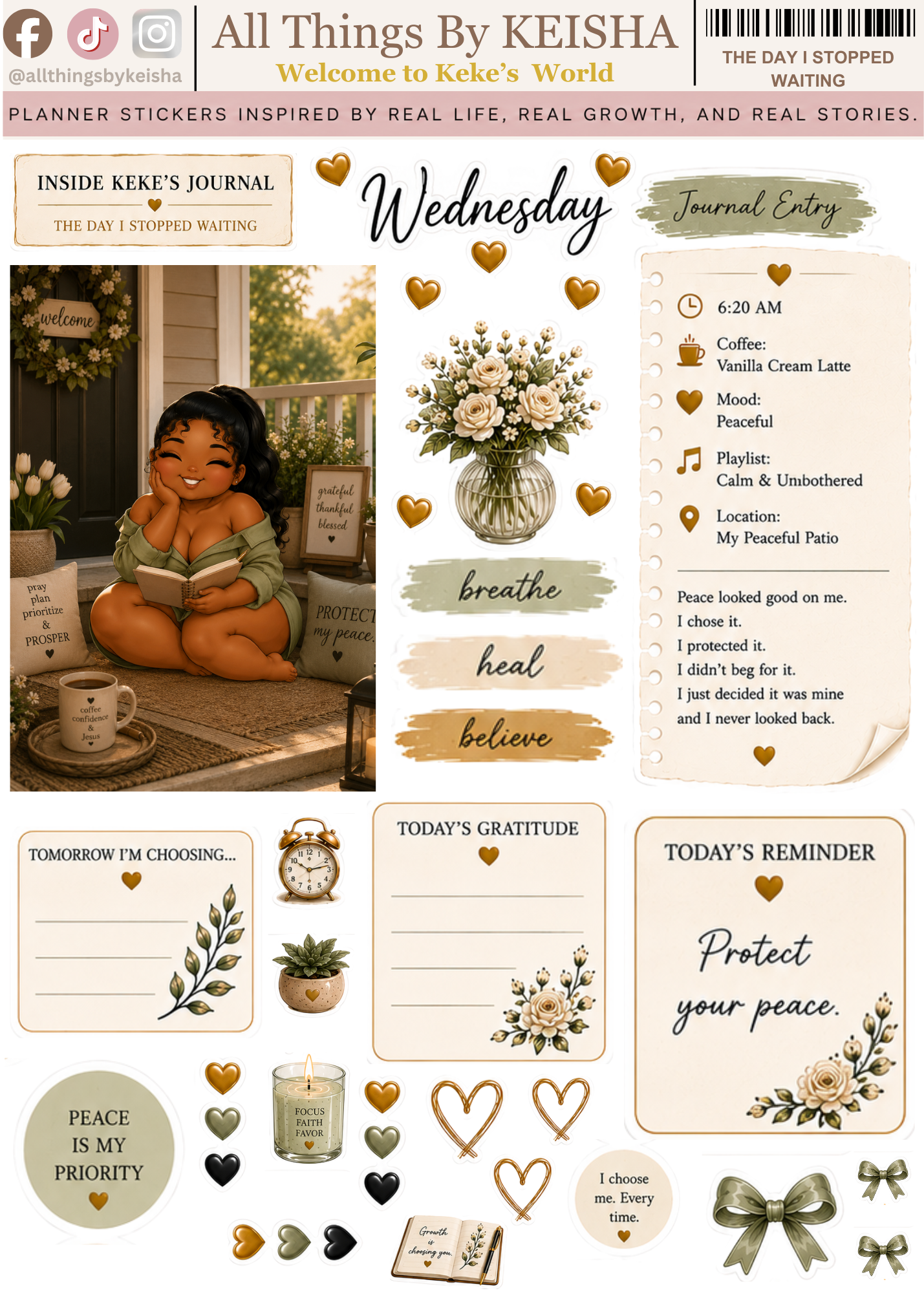 THE DAY I STOPPED WAITING JOURNAL KIT