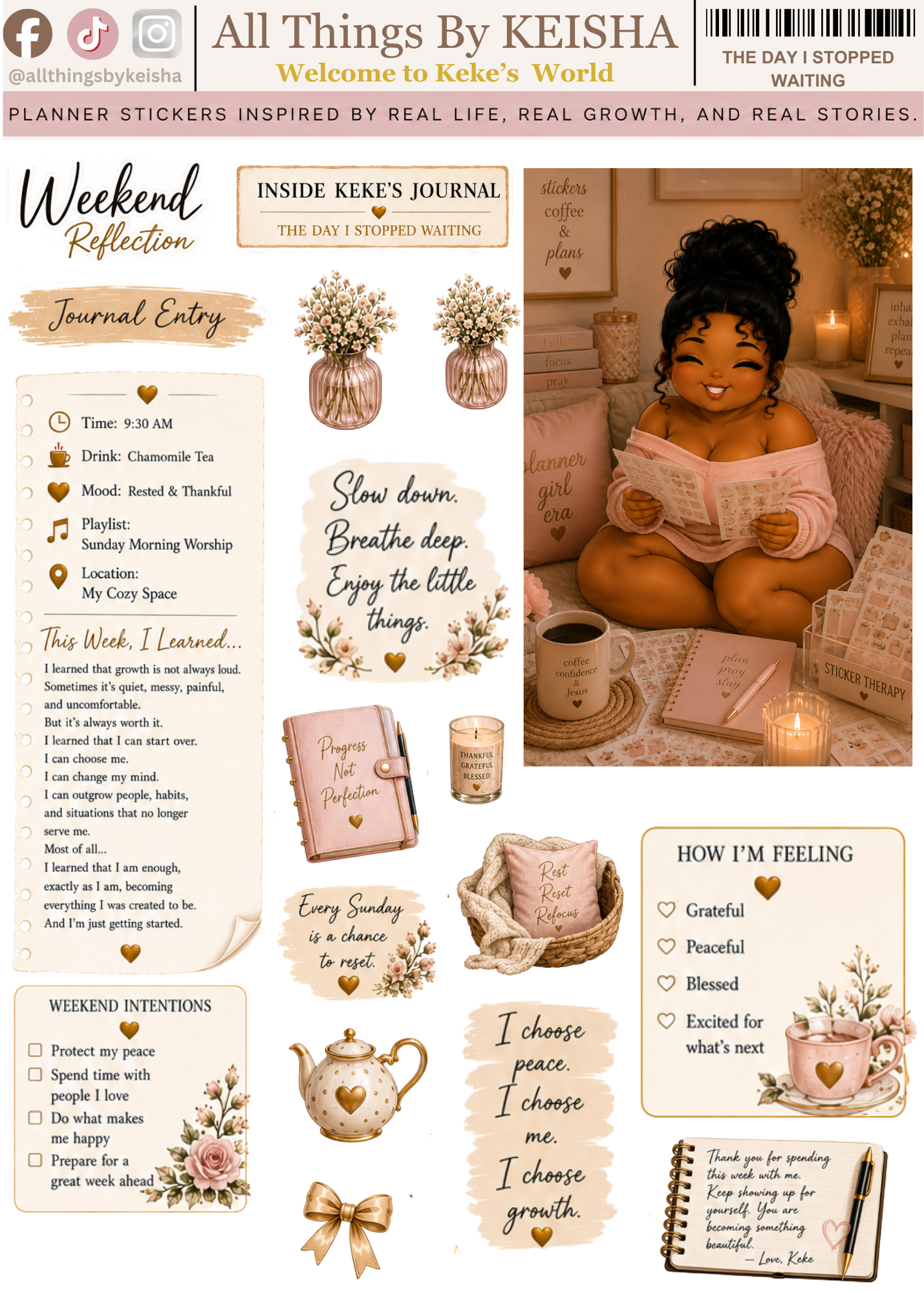 THE DAY I STOPPED WAITING JOURNAL KIT