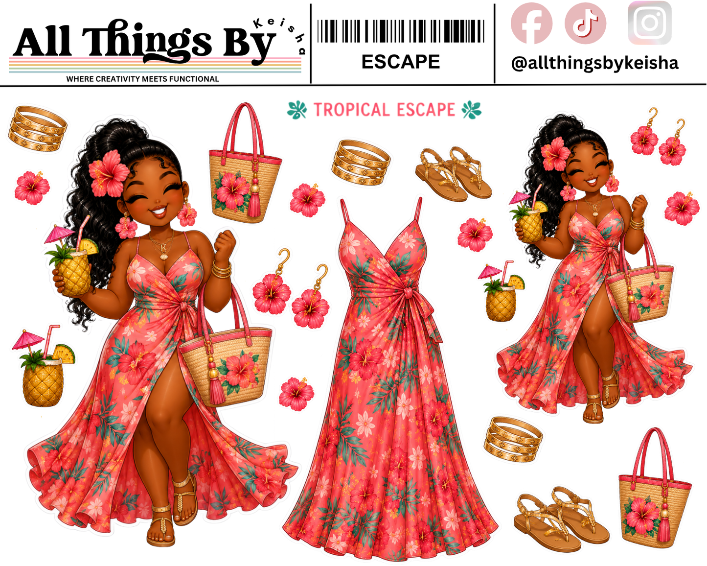 KEKE'S TROPICAL ESCAPE KITS
