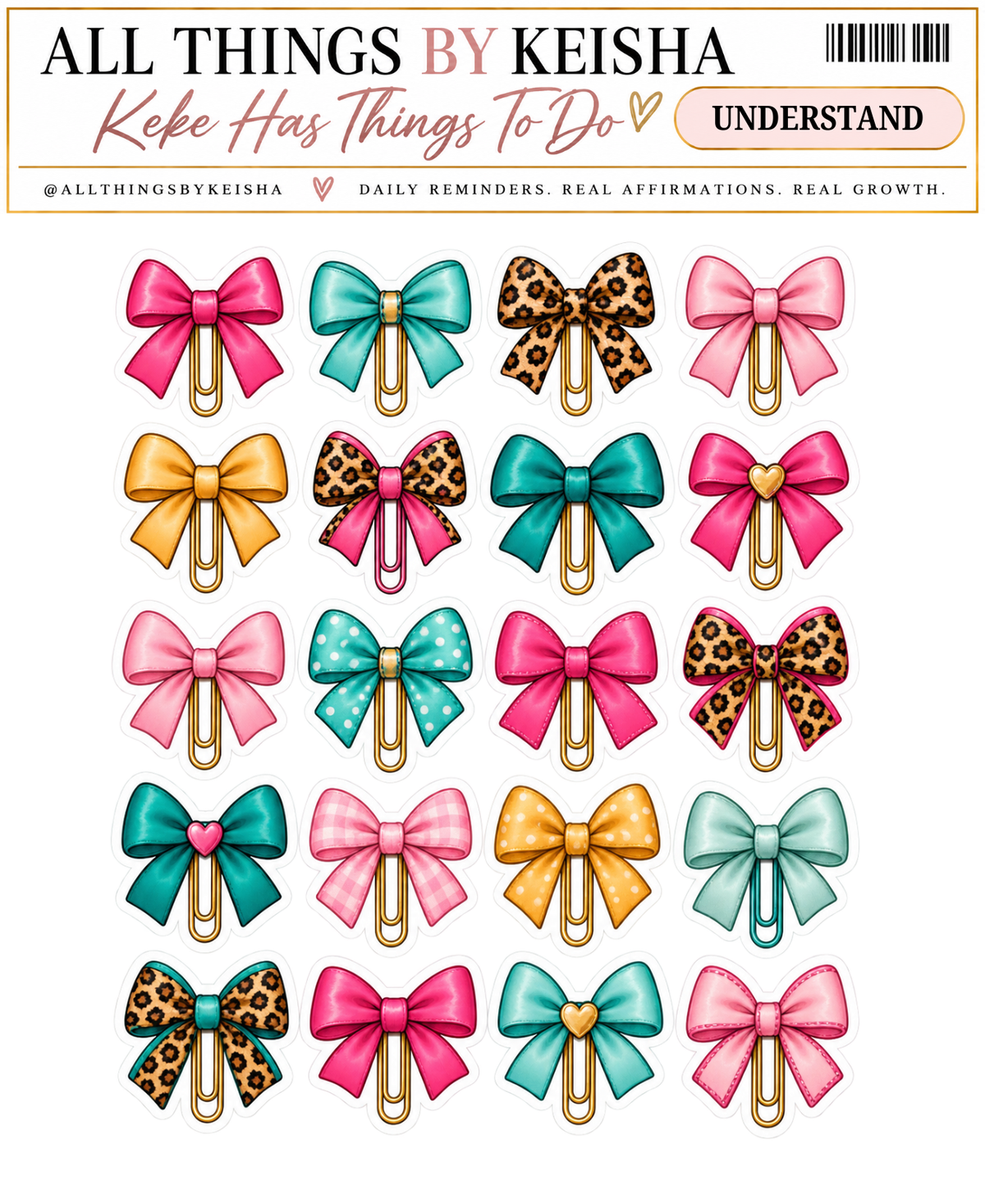 Keke Understands Planner Sticker Pack