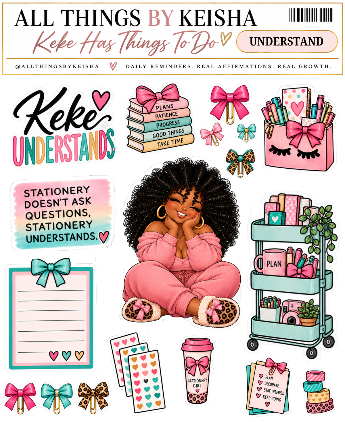 Keke Understands Planner Sticker Pack
