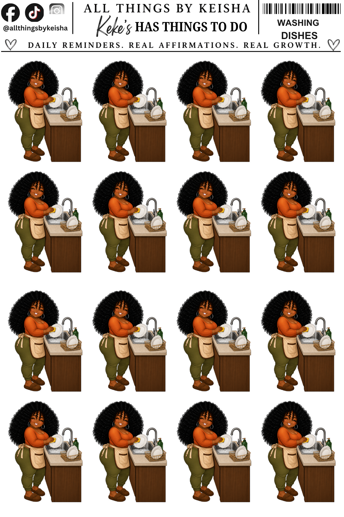 KEKE - HOUSEHOLD CHORES ICONS
