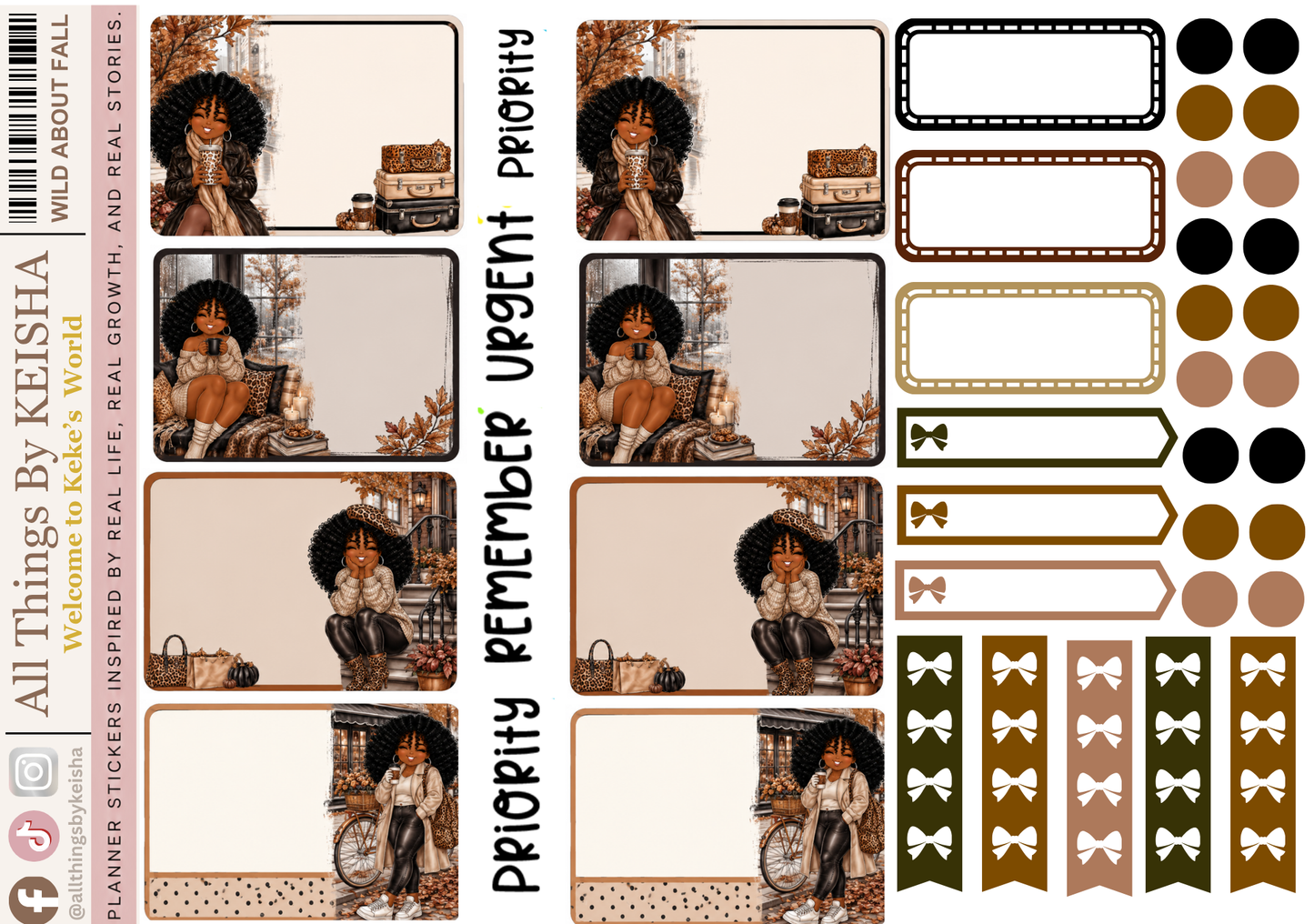 KEKE WILD ABOUT FALL WEEKLY KIT