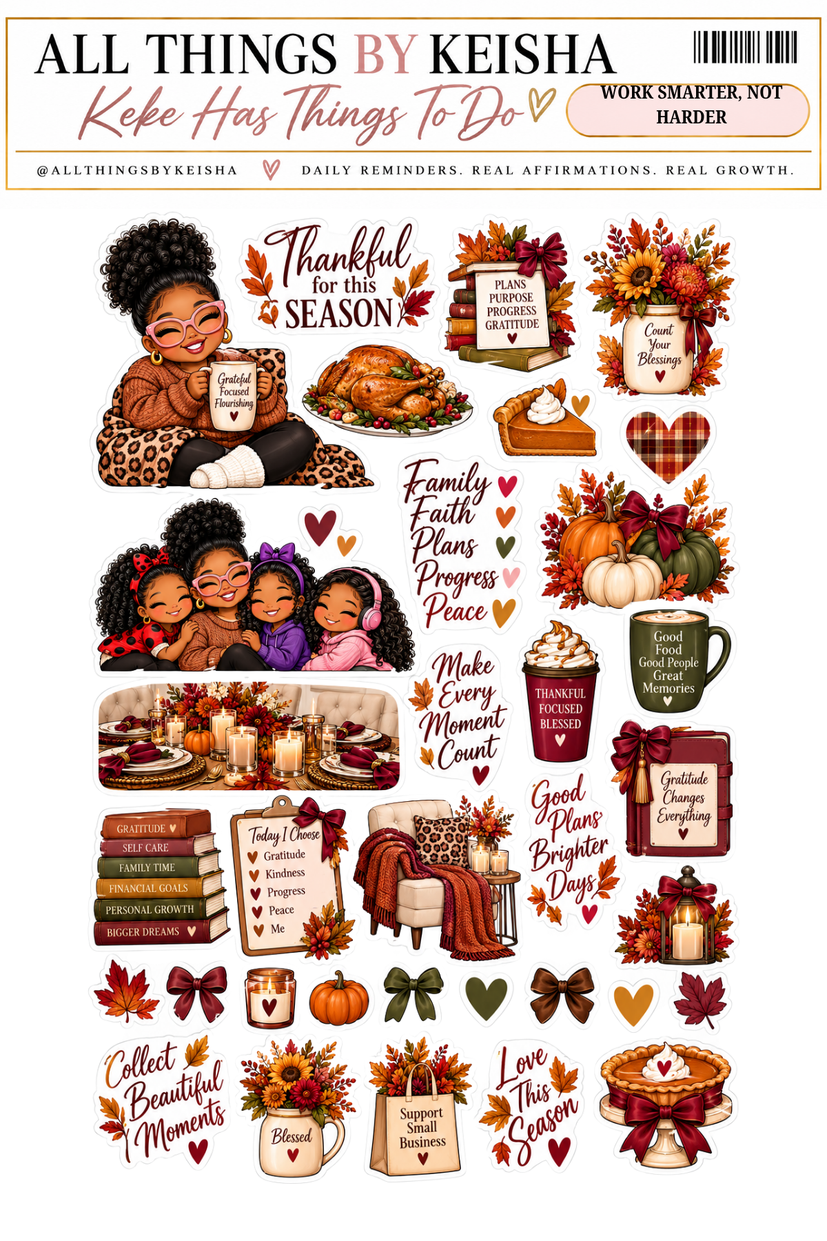 ALL THINGS BY KESHA: Planner Stickers,LLC