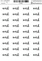 WORK SCRIPT STICKERS