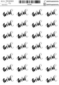 WORK SCRIPT STICKERS