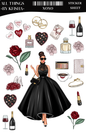 XOXO STICKER SHEET